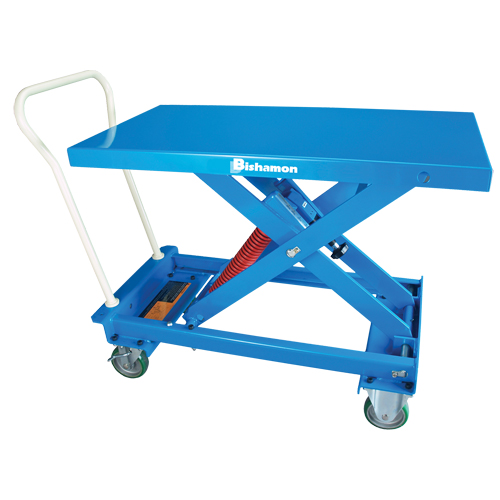 MobiLeveler&reg; Mobile Self-Levelling Scissor Lift Work Table, 39-4/5" L x 20-1/2" W, Steel, 880 lbs. Capacity Distribution Élite MP
