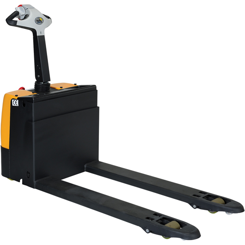 Fully Powered Electric Pallet Truck, 3300 lbs. Cap., 48" L x 28.25" W Distribution Élite MP