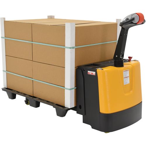 Fully Powered Electric Pallet Truck, 3300 lbs. Cap., 48" L x 28.25" W Distribution Élite MP