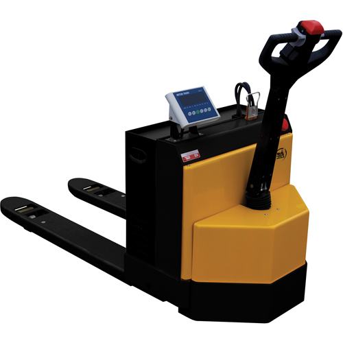 Transpalette &eacute;lectrique motoris&eacute; a/balance, Capacit&eacute; 4500 lb, 48" lo x 30,25" la Distribution Élite MP