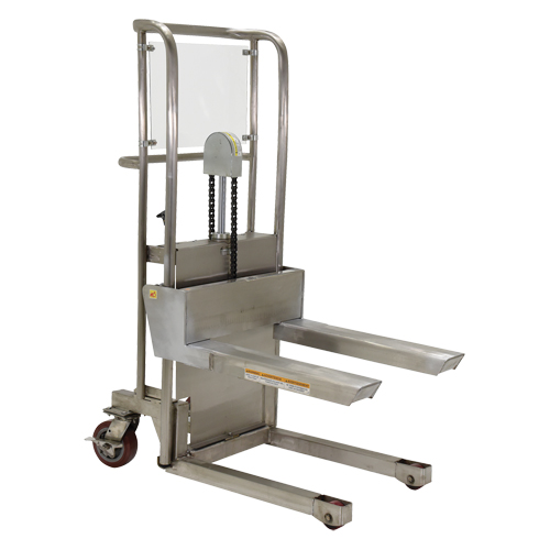 Hefti-Lift Load Stacker, Foot Pump Operated, 450 lbs. Capacity, 45-5/8" Max Lift Distribution Élite MP