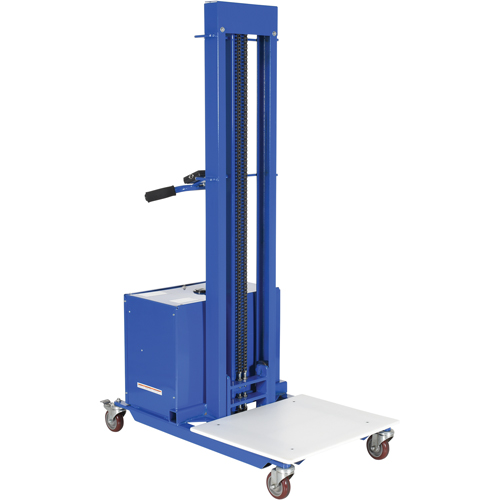 Gerbeur &agrave; levage rapide, M&eacute;canisme &eacute;lectrique, Capacit&eacute; de 400 lb, Levage max de 72" Distribution Élite MP