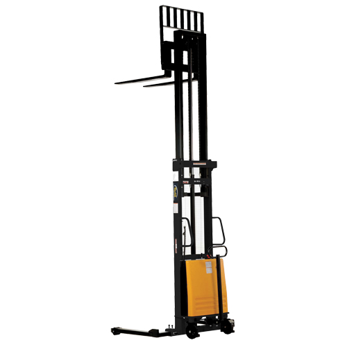 Fork Lift Stacker, Electric Operated, 2000 lbs. Capacity, 137" Max Lift Distribution Élite MP