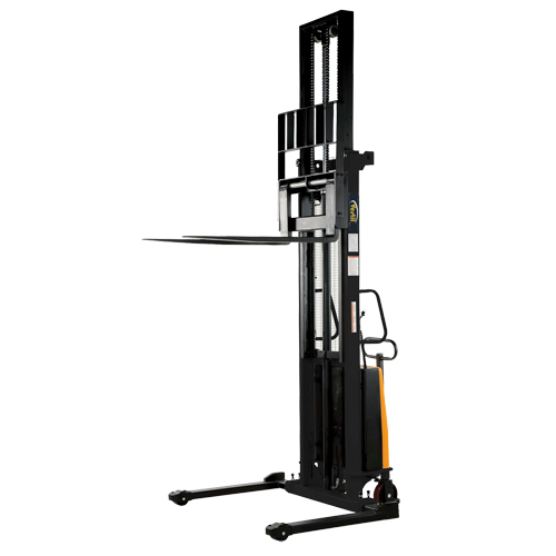 Gerbeur pour chariot &eacute;l&eacute;vateur, Fonctionnement &eacute;lectrique, Capacit&eacute; 2000 lb, Lev&eacute;e max 150" Distribution Élite MP