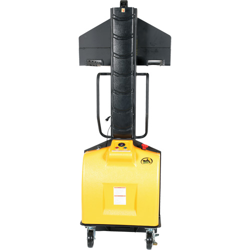 Narrow Mast Powered Lift Stacker, Electric Operated, 1500 lbs. Capacity, 63" Max Lift Distribution Élite MP