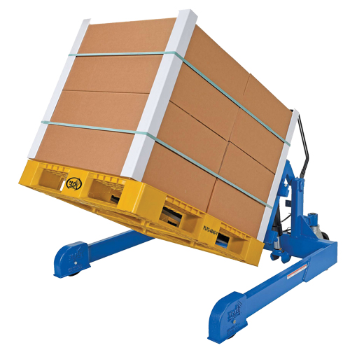 Basculeur ergonomique &agrave; chevauchement, Bascule 90°, Capacit&eacute;e 4000 lb, 72-13/16" lo x 57-1/4" la x 29-1/4" h Distribution Élite MP