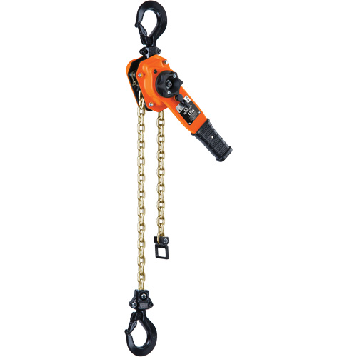 Series 653-A Ratchet Lever Hoist, 15' Lift, 3000 lbs. (1.5 tons) Capacity, Steel Chain Distribution Élite MP