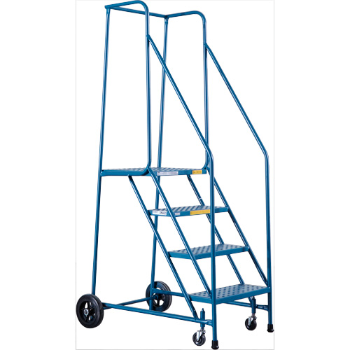 Escabeau roulant certifi&eacute; par la CSA, 4 marches, Largeur de la marche 22", Hauteur de la plateforme 37", Acier Distribution Élite MP
