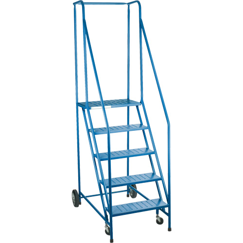 Escabeau roulant certifi&eacute; par la CSA, 5 marches, Largeur de la marche 22", Hauteur de la plateforme 46", Acier Distribution Élite MP