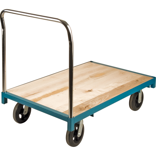 Heavy-Duty Platform Truck, 48" L x 30" W, 2000 lbs. Capacity, Rubber Casters Distribution Élite MP