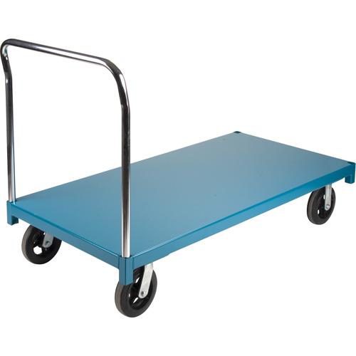 Heavy-Duty Platform Truck, 60" L x 30" W, 2000 lbs. Capacity, Rubber Casters Distribution Élite MP