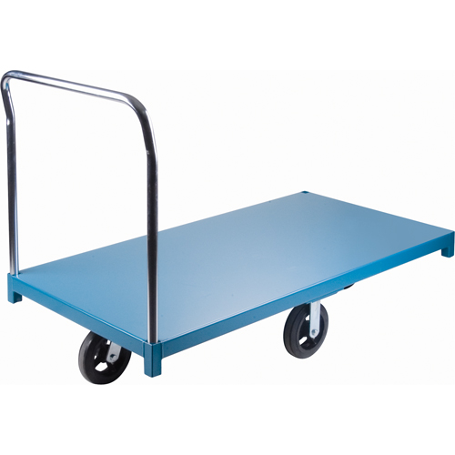 Heavy-Duty Platform Truck, 96" L x 48" W, 2000 lbs. Capacity, Rubber Casters Distribution Élite MP