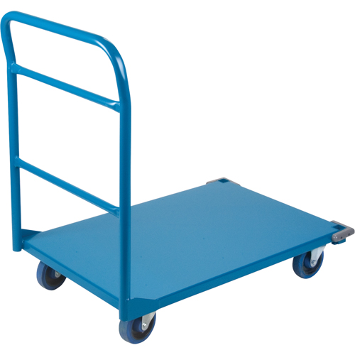 Chariots &agrave; tablettes/plateforme, Acier, 24" la x 36" p x 40" h, Capacit&eacute; de la plateforme 1300 lb Distribution Élite MP