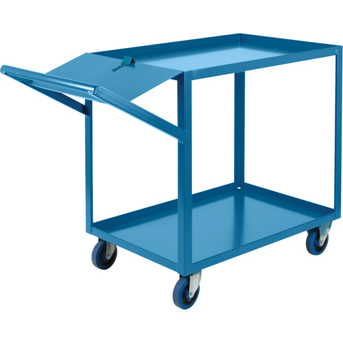 Chariots &agrave; cueillette, 36" h x 24" la x 52" p, 2 Tablettes, Capacit&eacute; 1200 lb Distribution Élite MP
