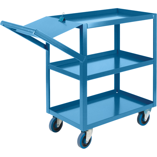 Chariots &agrave; cueillette, 36" h x 18" la x 46" p, 3 Tablettes, Capacit&eacute; 1200 lb Distribution Élite MP