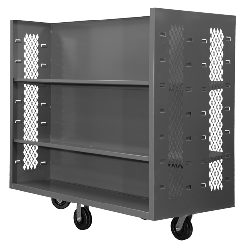 Chariots en treillis m&eacute;tallique, Acier, 30" x 54" x 60", Capacit&eacute; 1500 lb Distribution Élite MP