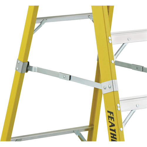 Industrial Heavy-Duty Platform Stepladders (6500 Series), 6', 300 lbs. Cap. Distribution Élite MP