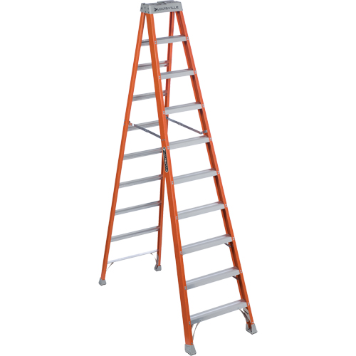 Escabeaux industriels robustes, 10', Fibre de verre, Capacit&eacute; 300 lb, Type 1A Distribution Élite MP