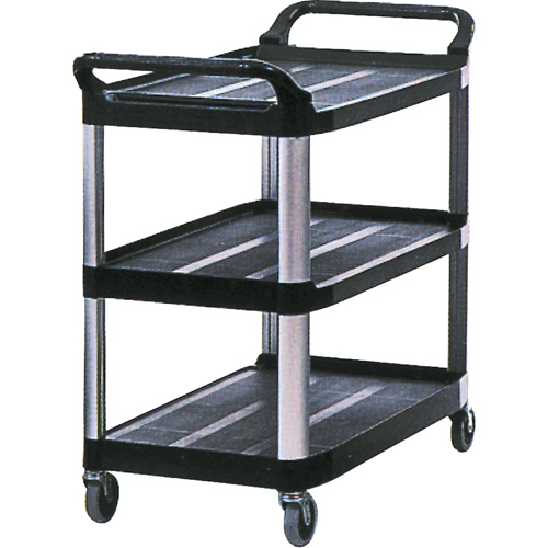 Chariot utilitaire, 3 tiers, 20" x 37" x 33-5/8", Capacit&eacute; 300 lb Distribution Élite MP