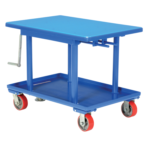 Table &eacute;l&eacute;vatrice hydraulique, 24" lo x 36" la, Acier, Capacit&eacute; 2000 lb Distribution Élite MP