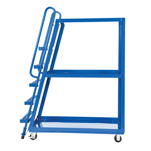 Stock Picking Cart, Steel, 21-7/8" W x 56-1/8" D, 3 Shelves, 1000 lbs. Capacity Distribution Élite MP