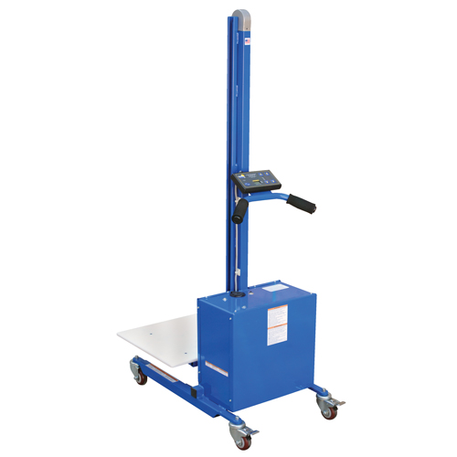 Gerbeur &agrave; plateforme &agrave; &eacute;l&eacute;vation rapide, M&eacute;canisme &eacute;lectrique, Capacit&eacute; de 175 lb, Levage max de 57" Distribution Élite MP