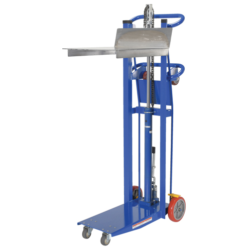 Gerbeur &agrave; plateforme hydraulique, M&eacute;canisme Pompe au pied, Capacit&eacute; de 750 lb, Levage max de 52" Distribution Élite MP