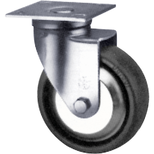 Heavy-Duty Caster, Swivel, 5" (127 mm), Solid Elastomer, 1000 lbs. (453.6 kg.) Distribution Élite MP