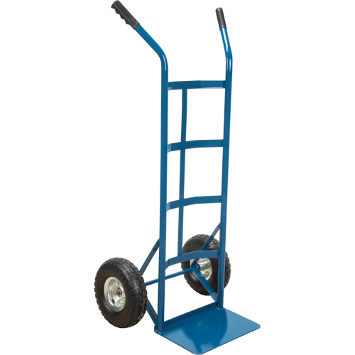 Diable &agrave; roue enti&egrave;rement soud&eacute;, Prise Double, Acier, Hauteur de 46", Capacit&eacute; 600 lb Distribution Élite MP