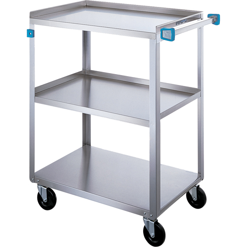 Shelf Cart, 3 Tiers, 18" W x 39" H x 31" D, 500 lbs. Capacity Distribution Élite MP