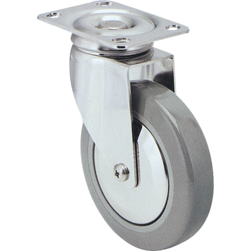 Roulette, Pivotant avec frein, 3" (76 mm), Nylon, 250 lb (113 kg) Distribution Élite MP