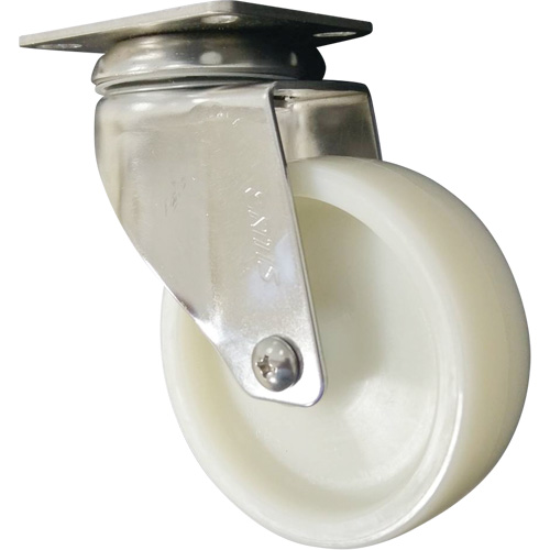Roulette, Pivotant, 4" (101,6 mm), Nylon, 200 lb (91 kg) Distribution Élite MP