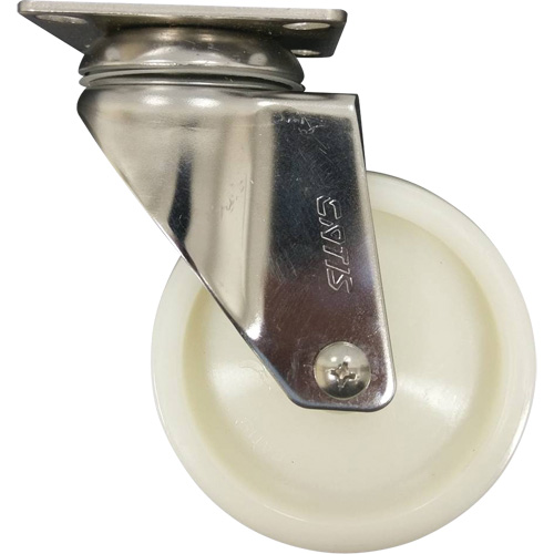 Roulette, Pivotant, 4" (101,6 mm), Nylon, 200 lb (91 kg) Distribution Élite MP