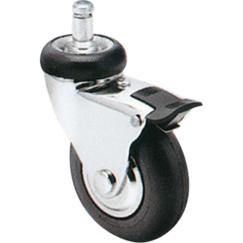 Roulette Comfort Roll, Pivotant avec frein, Diam&egrave;tre 3" (76 mm), Capacit&eacute; 175 lb (79 kg) Distribution Élite MP