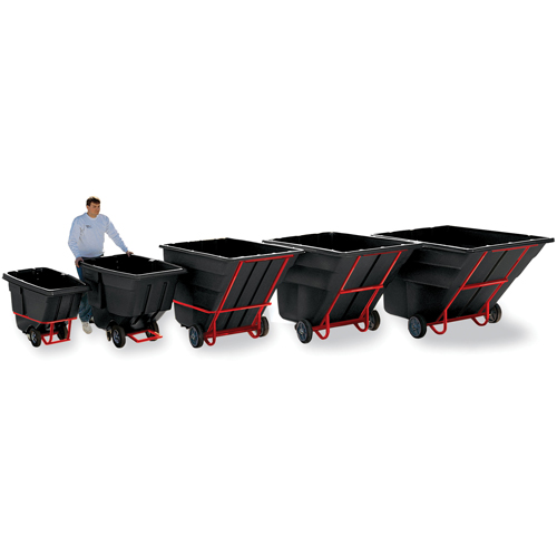Tilt Truck, Polyethylene, 1-1/2 cu. yd., 1200 lbs. Load Capacity Distribution Élite MP