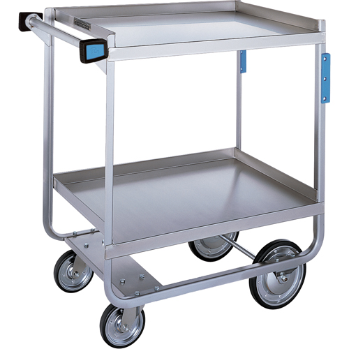 Heavy-Duty U Frame Carts, 2 Tiers, 19-3/8" W x 34-1/2" H x 32-5/8" D, 700 lbs. Capacity Distribution Élite MP