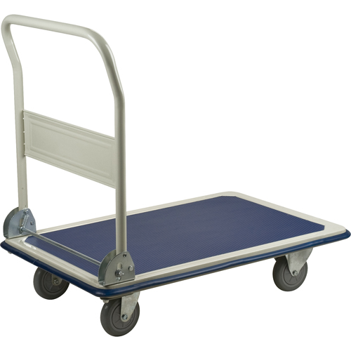 Folding Handle Platform Trucks, Steel, 400 lbs., 29" L x 19" W, 33" High Distribution Élite MP