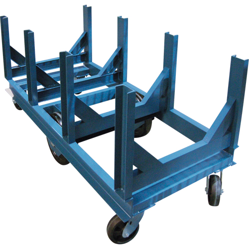 Chariot &agrave; berceaux, 60" lo x 28" la x 29" h, Capacit&eacute; de 5000 lb, Roue Ph&eacute;nolique Distribution Élite MP