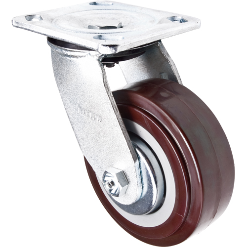 Roulette, Pivotant, 5" (127 mm), Polyur&eacute;thane, 650 lb (294 kg) Distribution Élite MP