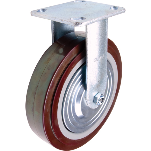 Caster, Rigid, 8" (203.2 mm), Polyurethane, 1000 lbs. (453.6 kg.) Distribution Élite MP