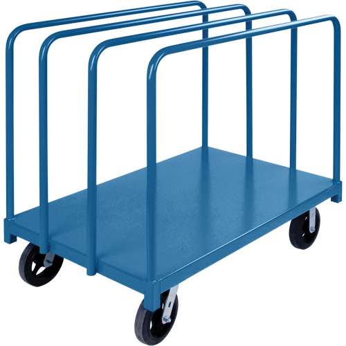 Single Level Rails Heavy-Duty Panel Mover Truck, 48" x 30" x 45", 2000 lbs. Capacity Distribution Élite MP