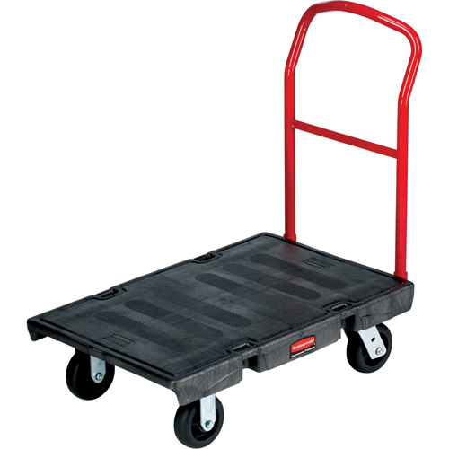 Heavy-Duty Platform Truck, 48" L x 24" W, 1200 lbs. Cap., Pneumatic Wheels Distribution Élite MP
