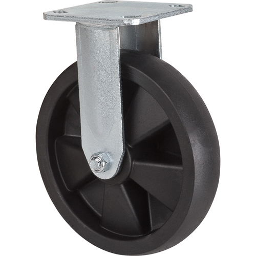 Hi-Temp Caster, Rigid, 8" (203.2 mm), Nylon, 1000 lbs. (453 kg.) Distribution Élite MP