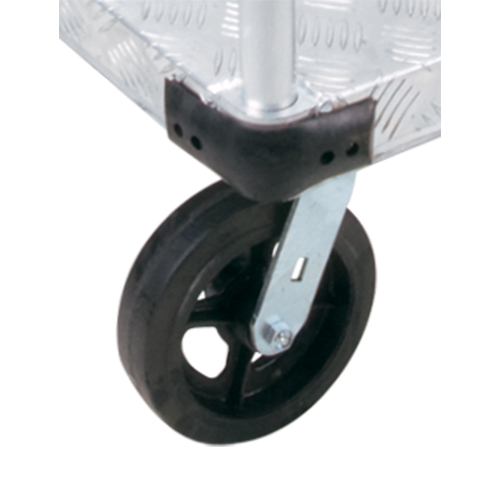 Chariots &agrave; plateforme en aluminium, 24" la x 36" lo, 2000 lb cap, Roues Caoutchouc moul&eacute; Distribution Élite MP