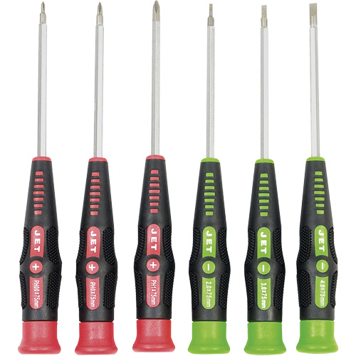 JPSD-6 Precision Screwdriver Set, 6, Magnetic Distribution Élite MP