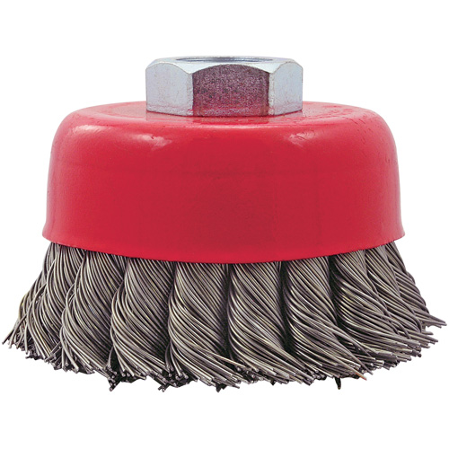 CK3201T Knotted Twist Wire Cup Brush, 3" Dia. x 5/8"-11 Arbor Distribution Élite MP