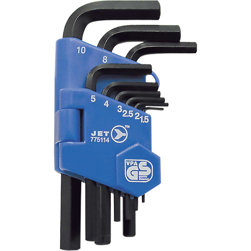 JHK-9M Short Arm Hex Key Set, 9 Pcs., Metric Distribution Élite MP
