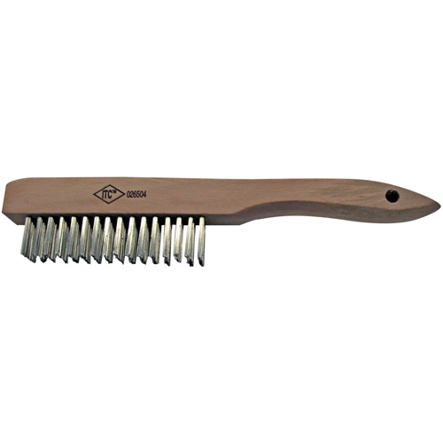 Brosse &agrave; r&eacute;curer, Acier inoxydable, 4 x 16 rangs de fils Distribution Élite MP