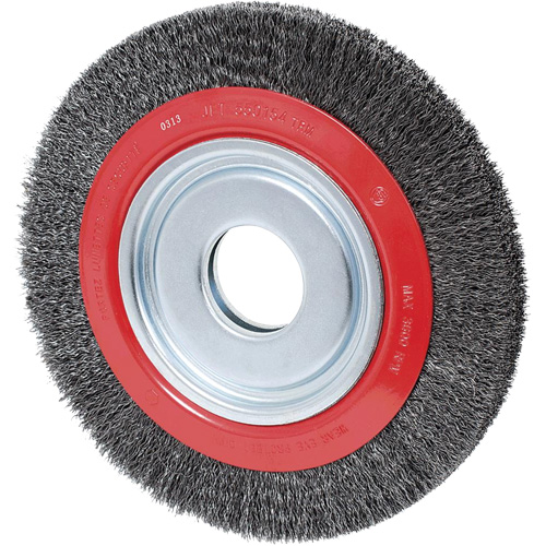 Disque &agrave; fils cr&ecirc;p&eacute;s, 6" dia., Fils 0,007", Arbre 2"/1/2" - 5/8" Distribution Élite MP
