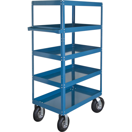Shelf Carts , 5 Tiers, 24" W x 65" H x 36" D, 900 lbs. Capacity Distribution Élite MP